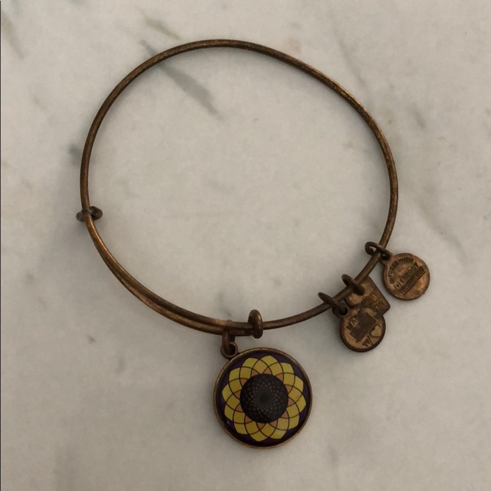 Alex and Ani Sunflower Gold Bracelet